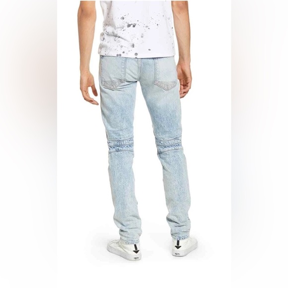 New Hudson Jeans Men's The Blinder Biker Denim Size W 31 - Picture 2 of 7